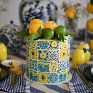 Amalfi Coast Themed Cake