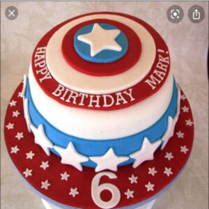 Captain America Cake