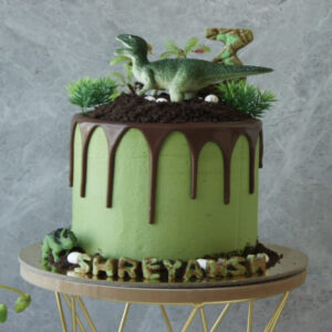 Dino Birthday Cake