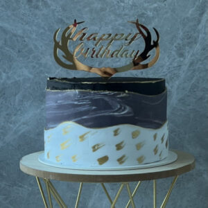 Fondant Faultline Cake