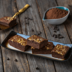 Fudgy mocha walnut brownies