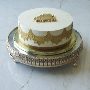 Gold Lace Cake