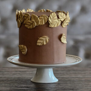 Gold Leaf Chocolate Cake