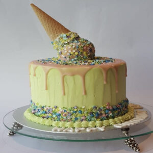 Melting Ice Cream Drip Cake