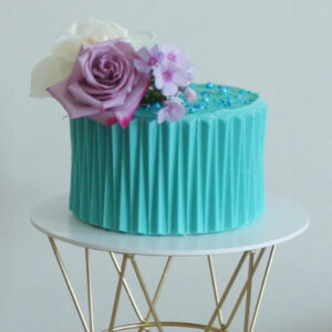 Origami White Chocolate Cake