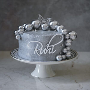 Silver Shimmer Cake