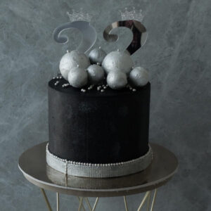 Silver Sphere Cake