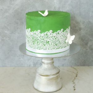 White Lace Cake