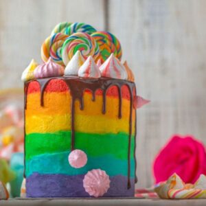 Lemon Rainbow Cake