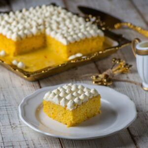 Tres Leches Saffron Cake